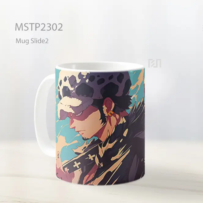 One Piece Trafalgar Law Tatapan Fokus Mug MSTP2302 - All-side / Desain