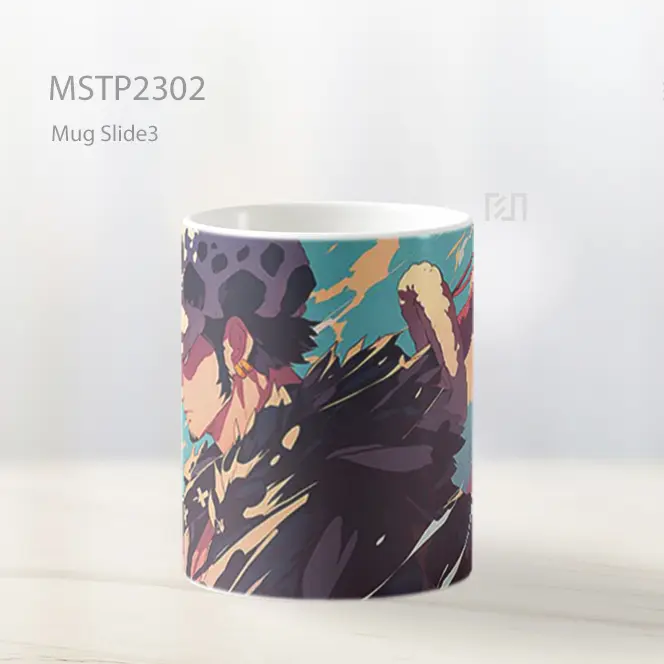 One Piece Trafalgar Law Tatapan Fokus Mug MSTP2302 - All-side / Desain