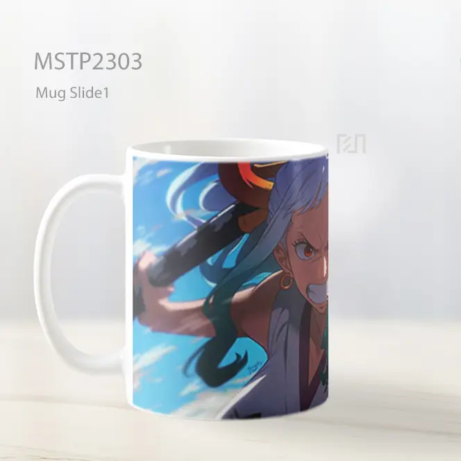 One Piece Yamato Mata Merah Mug MSTP2303 - All-side / Desain
