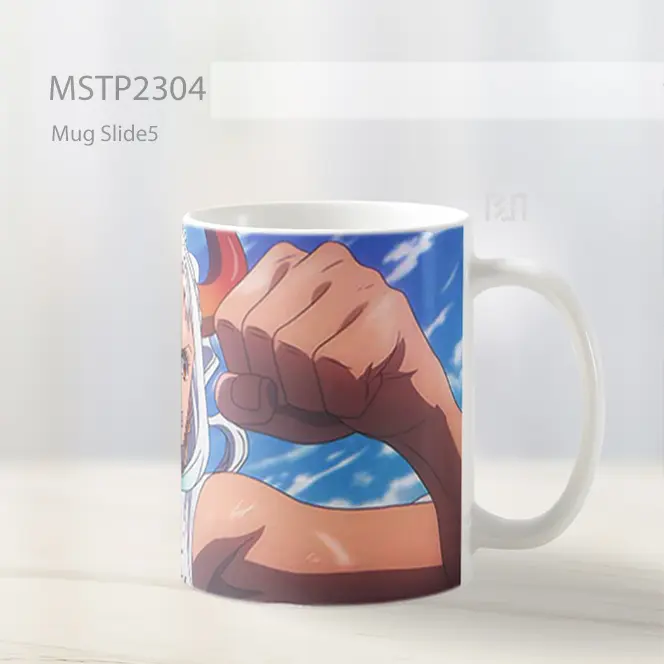One Piece Yamato Senyum Penuh Tekad Mug MSTP2304 - All-side / Desain