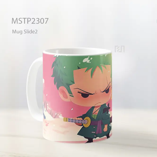 One Piece Zoro Chibi Quest Musim Dingin Mug MSTP2307 - All-side / Desain