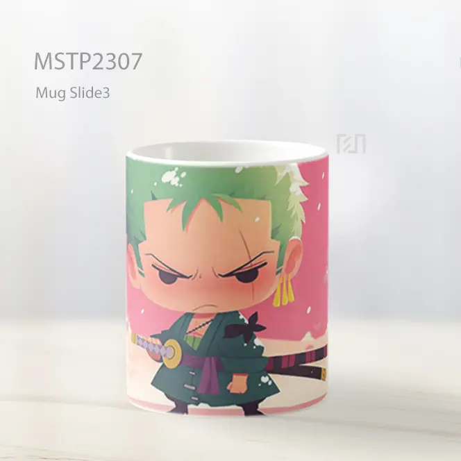One Piece Zoro Chibi Quest Musim Dingin Mug MSTP2307 - All-side / Desain