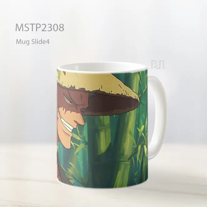 One Piece Zoro Rambut Hijau Senyum Mug MSTP2308