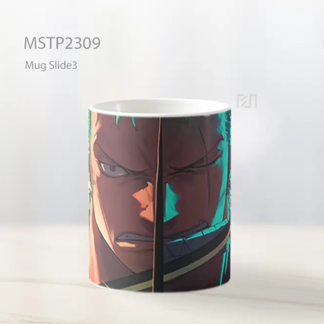 One Piece Zoro Split Blades Mug MSTP2309 - All-side / Desain