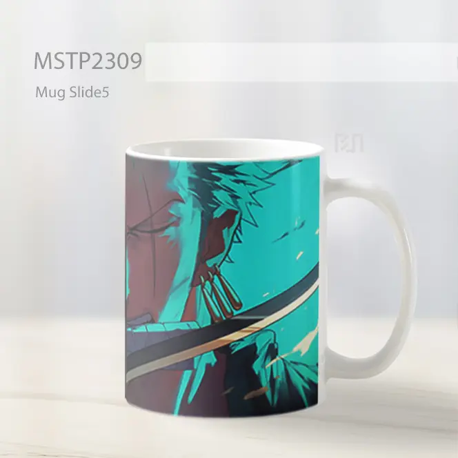 One Piece Zoro Split Blades Mug MSTP2309 - All-side / Desain