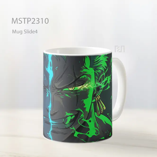 One Piece Zoro Split Face Mug MSTP2310