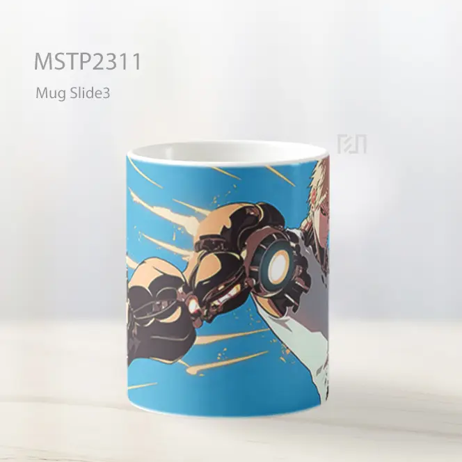 One Punch Man Anime Genos Mug MSTP2311 - All-side / Desain