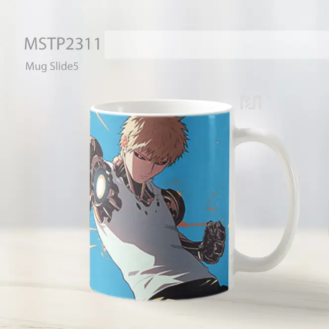 One Punch Man Anime Genos Mug MSTP2311 - All-side / Desain