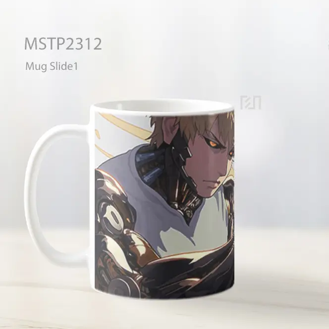 One Punch Man Cyborg Ultimate Power Mug MSTP2312 - All-side / Desain
