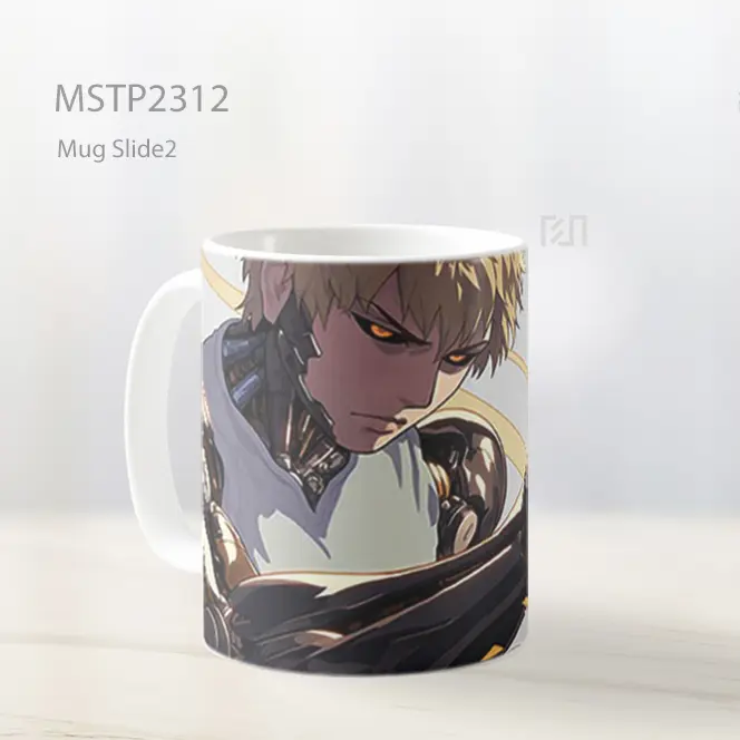 One Punch Man Cyborg Ultimate Power Mug MSTP2312 - All-side / Desain