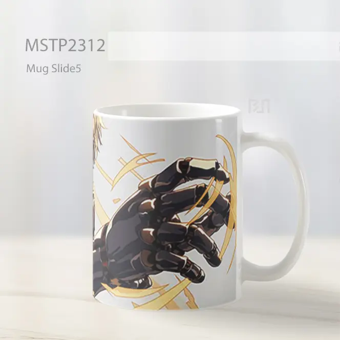 One Punch Man Cyborg Ultimate Power Mug MSTP2312 - All-side / Desain
