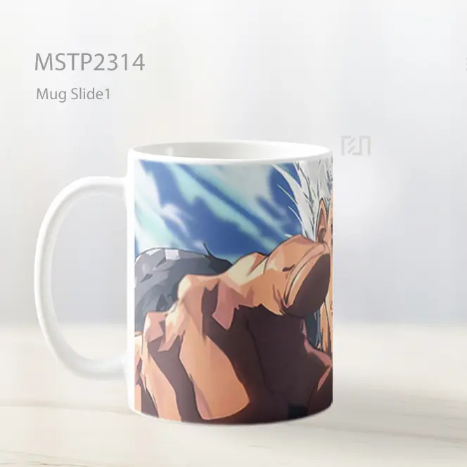 One Punch Man Garou Pose Pertarungan Mug MSTP2314 - All-side / Desain