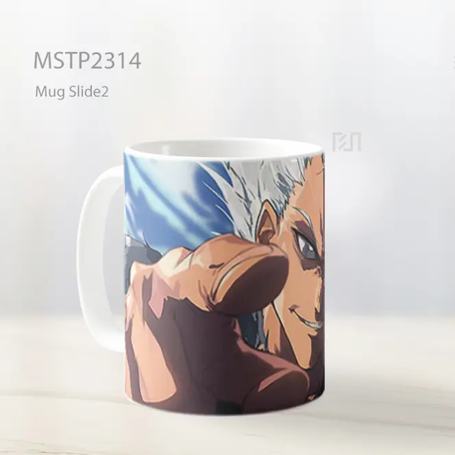 One Punch Man Garou Pose Pertarungan Mug MSTP2314 - All-side / Desain
