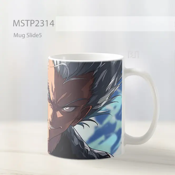 One Punch Man Garou Pose Pertarungan Mug MSTP2314 - All-side / Desain