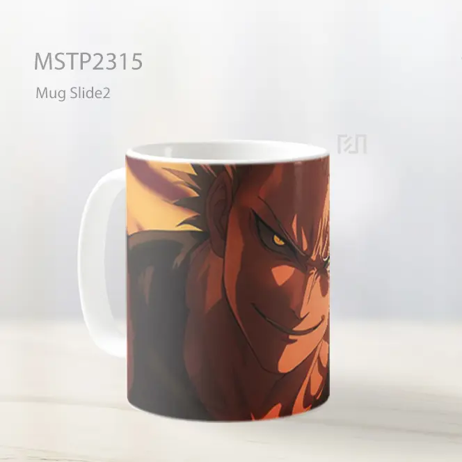 One Punch Man Garou Senyum Mug MSTP2315 - All-side / Desain