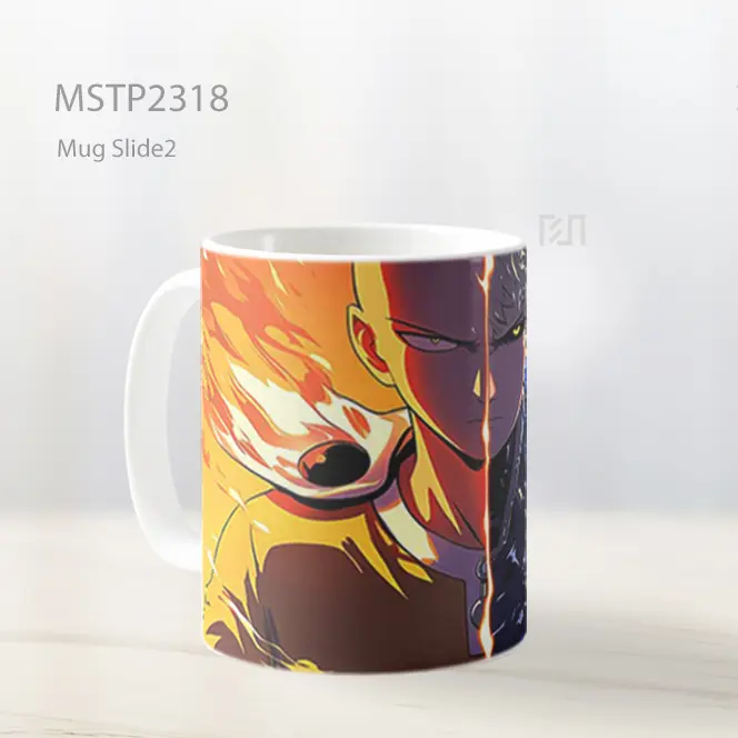 One Punch Man Saitama And Genos Hero Duo Cyborg Mug MSTP2318 - All-side / Desain