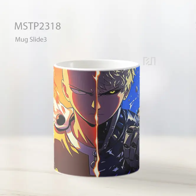 One Punch Man Saitama And Genos Hero Duo Cyborg Mug MSTP2318 - All-side / Desain