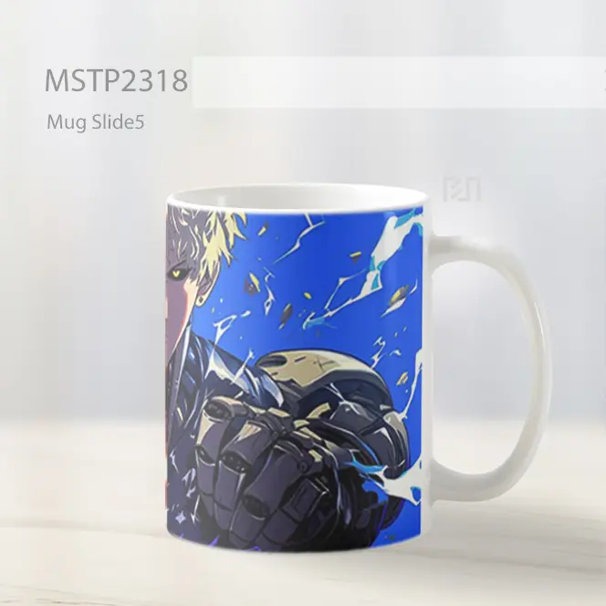 One Punch Man Saitama And Genos Hero Duo Cyborg Mug MSTP2318 - All-side / Desain