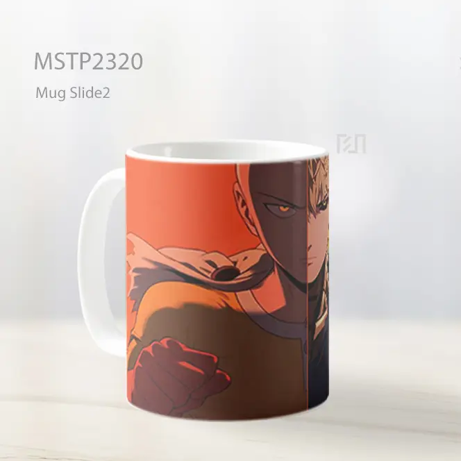 One Punch Man Saitama Genos Split Mug MSTP2320 - All-side / Desain