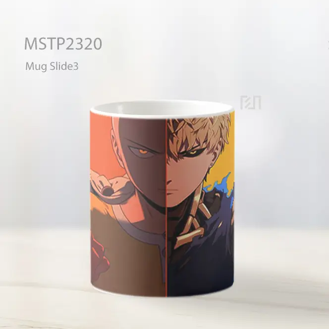 One Punch Man Saitama Genos Split Mug MSTP2320 - All-side / Desain