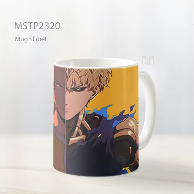 One Punch Man Saitama Genos Split Mug MSTP2320