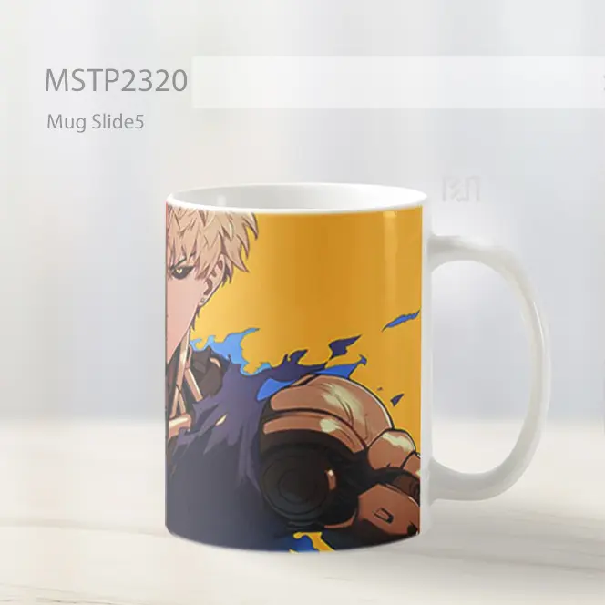 One Punch Man Saitama Genos Split Mug MSTP2320 - All-side / Desain