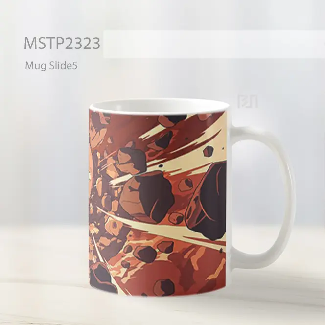 One Punch Man Saitama Meteor Shower Mug MSTP2323 - All-side / Desain
