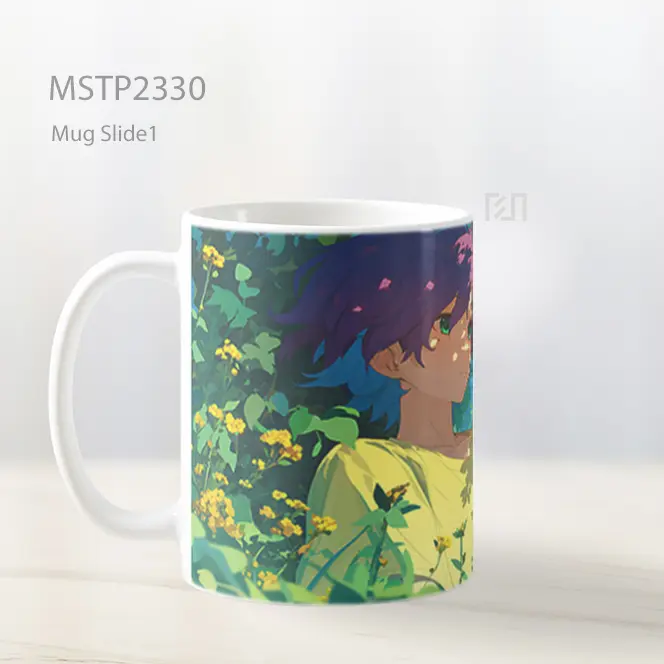 Ouro Krunii Di Bunga Mug MSTP2330 - All-side / Desain
