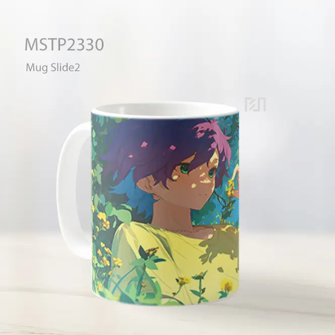 Ouro Krunii Di Bunga Mug MSTP2330 - All-side / Desain