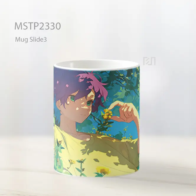 Ouro Krunii Di Bunga Mug MSTP2330 - All-side / Desain