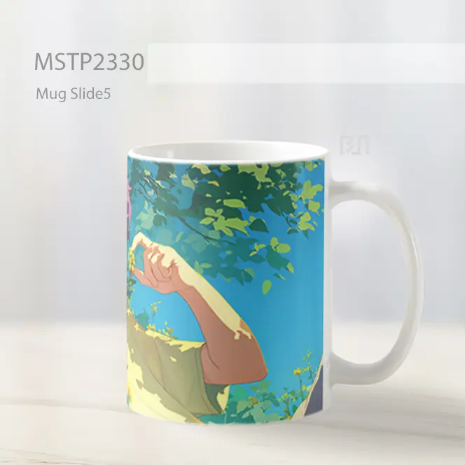 Ouro Krunii Di Bunga Mug MSTP2330 - All-side / Desain