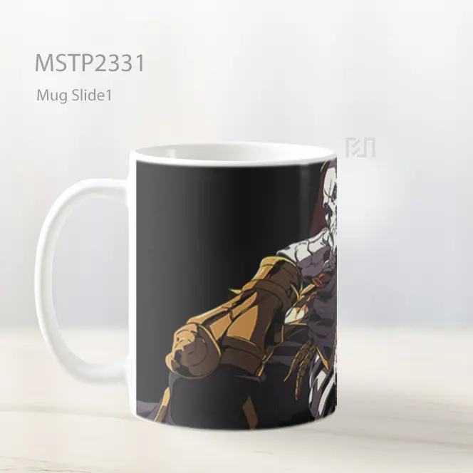 Overlord Ainz Ooal Gown Hitam Mug MSTP2331 - All-side / Desain