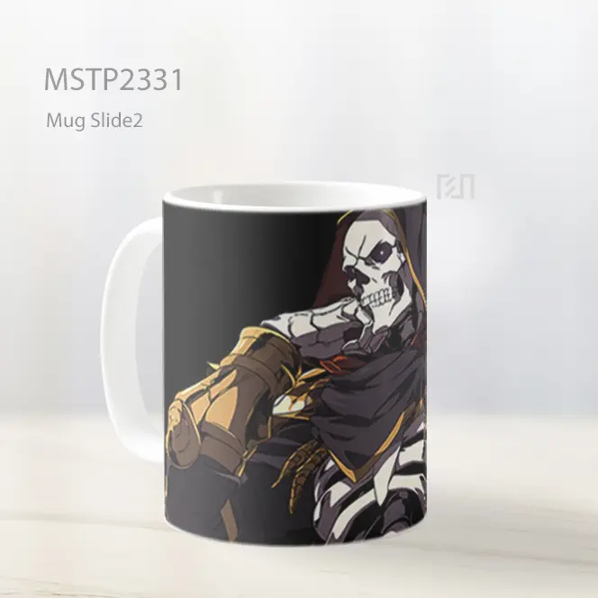 Overlord Ainz Ooal Gown Hitam Mug MSTP2331 - All-side / Desain