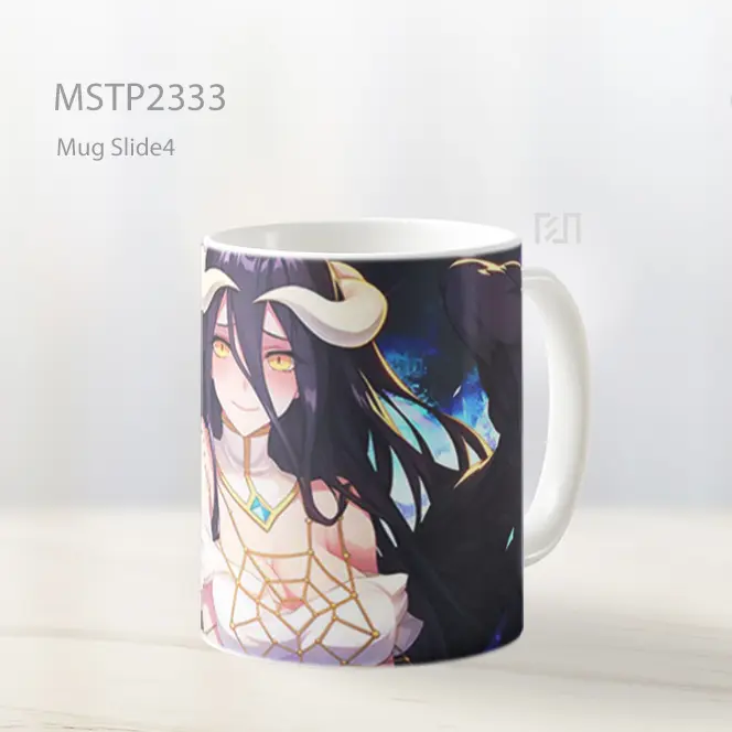 Overlord Albedo Elegan Sayap Gelap Mug MSTP2333