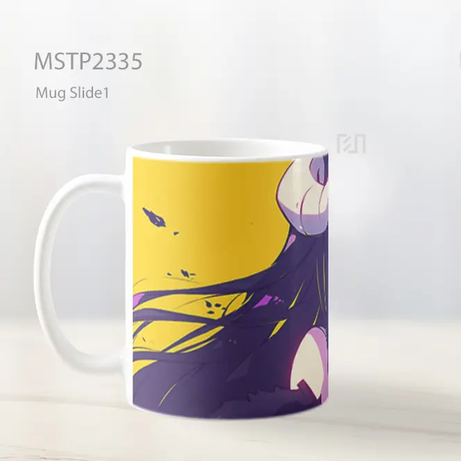 Overlord Albedo Latar Kuning Mug MSTP2335 - All-side / Desain