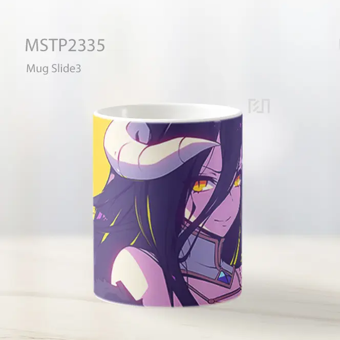 Overlord Albedo Latar Kuning Mug MSTP2335 - All-side / Desain