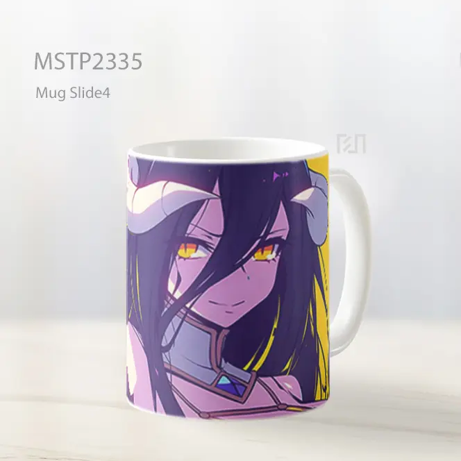 Overlord Albedo Latar Kuning Mug MSTP2335