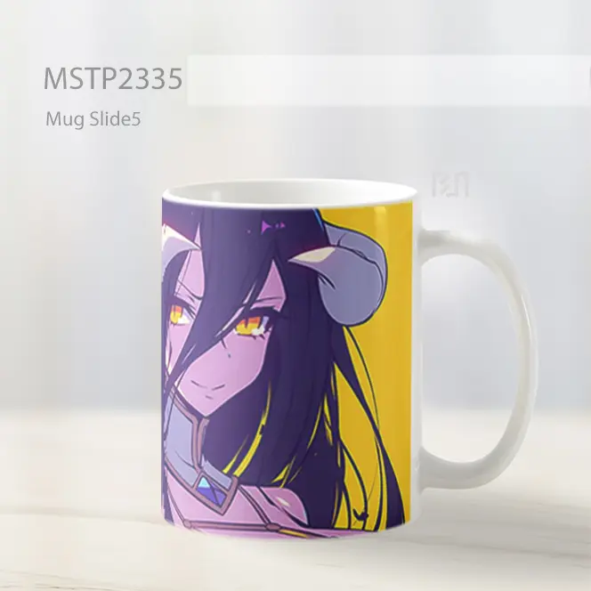 Overlord Albedo Latar Kuning Mug MSTP2335 - All-side / Desain