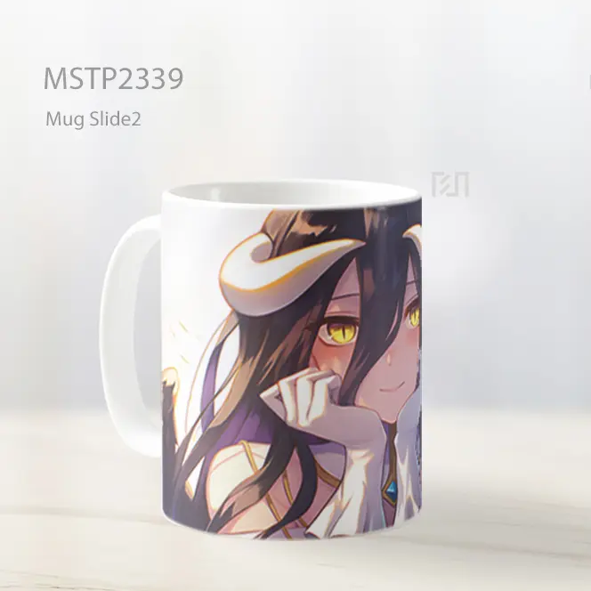 Overlord Albedo Tersenyum Menawan 4K Mug MSTP2339 - All-side / Desain