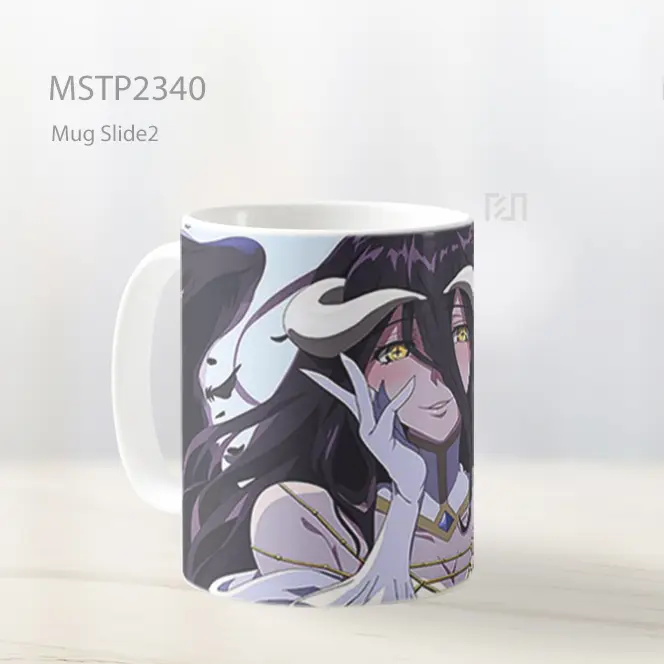 Overlord Albedo Tersenyum Mug MSTP2340 - All-side / Desain