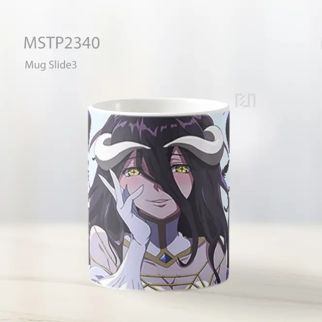 Overlord Albedo Tersenyum Mug MSTP2340 - All-side / Desain