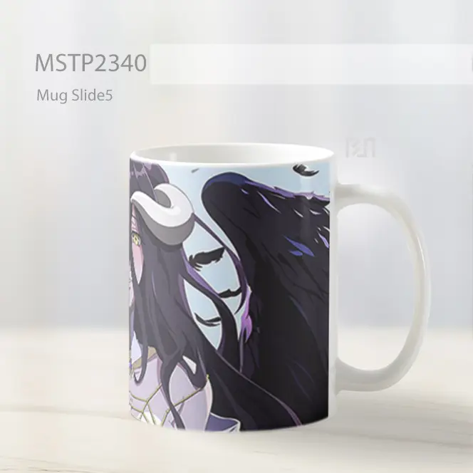 Overlord Albedo Tersenyum Mug MSTP2340 - All-side / Desain