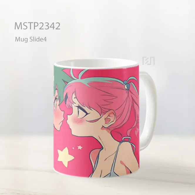 Pasangan Anime Ciuman Mug MSTP2342