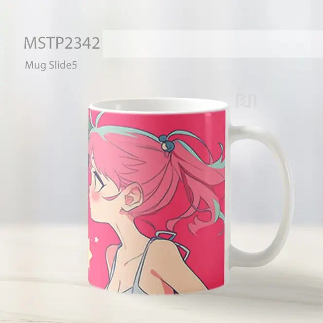 Pasangan Anime Ciuman Mug MSTP2342 - All-side / Desain