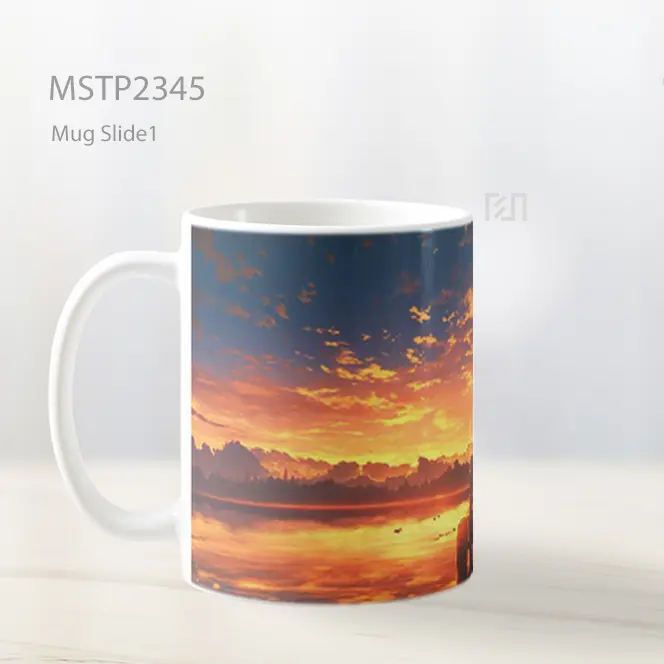 Pasangan Anime Refleksi Air Mug MSTP2345 - All-side / Desain