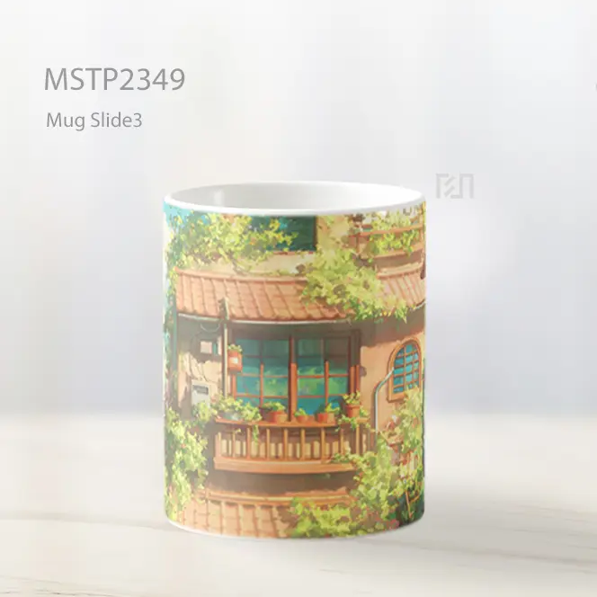 Pemandangan Anime Estetis Mug MSTP2349 - All-side / Desain