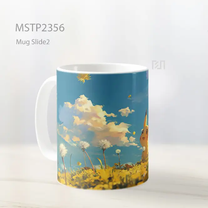 Pichu Lapangan Dandelion Mug MSTP2356 - All-side / Desain