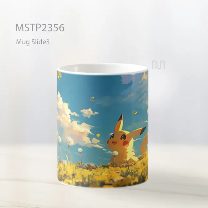 Pichu Lapangan Dandelion Mug MSTP2356 - All-side / Desain