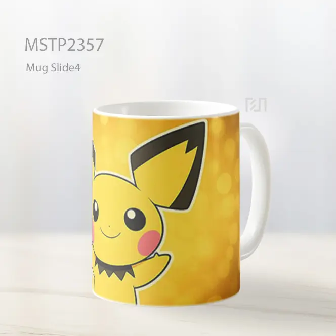 Pichu Pok%C3%A3%C2%A9Mon Pose Bahagia Mug MSTP2357