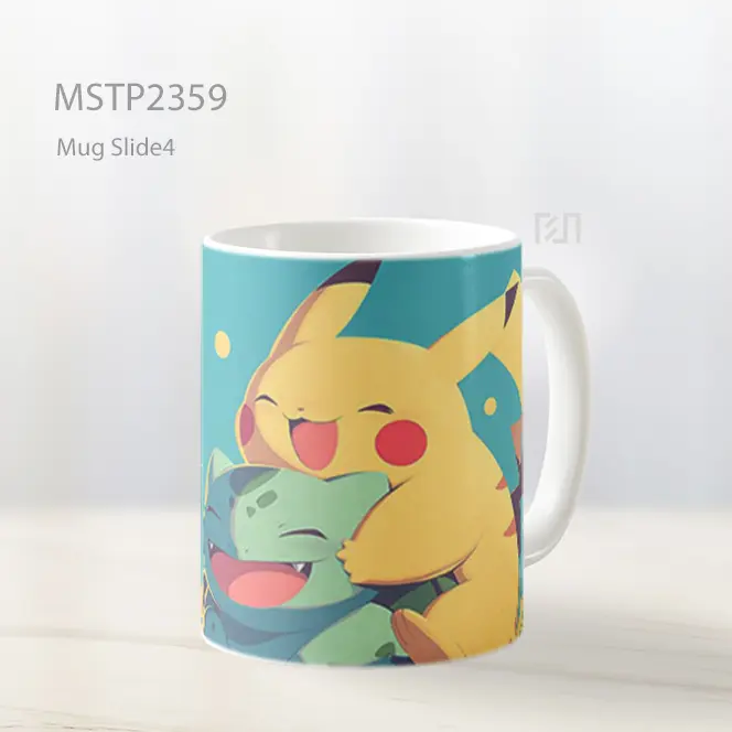 Pikachu And Bulbasaur Lucu Mug MSTP2359